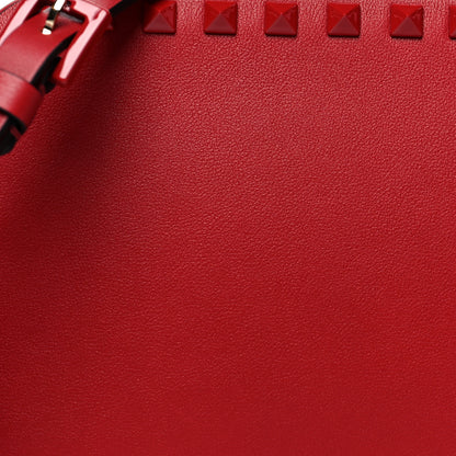 Valentino Garavani Calfskin Monochrome Rockstud Camera Crossbody Bag Rosso Valentino 5 of 8