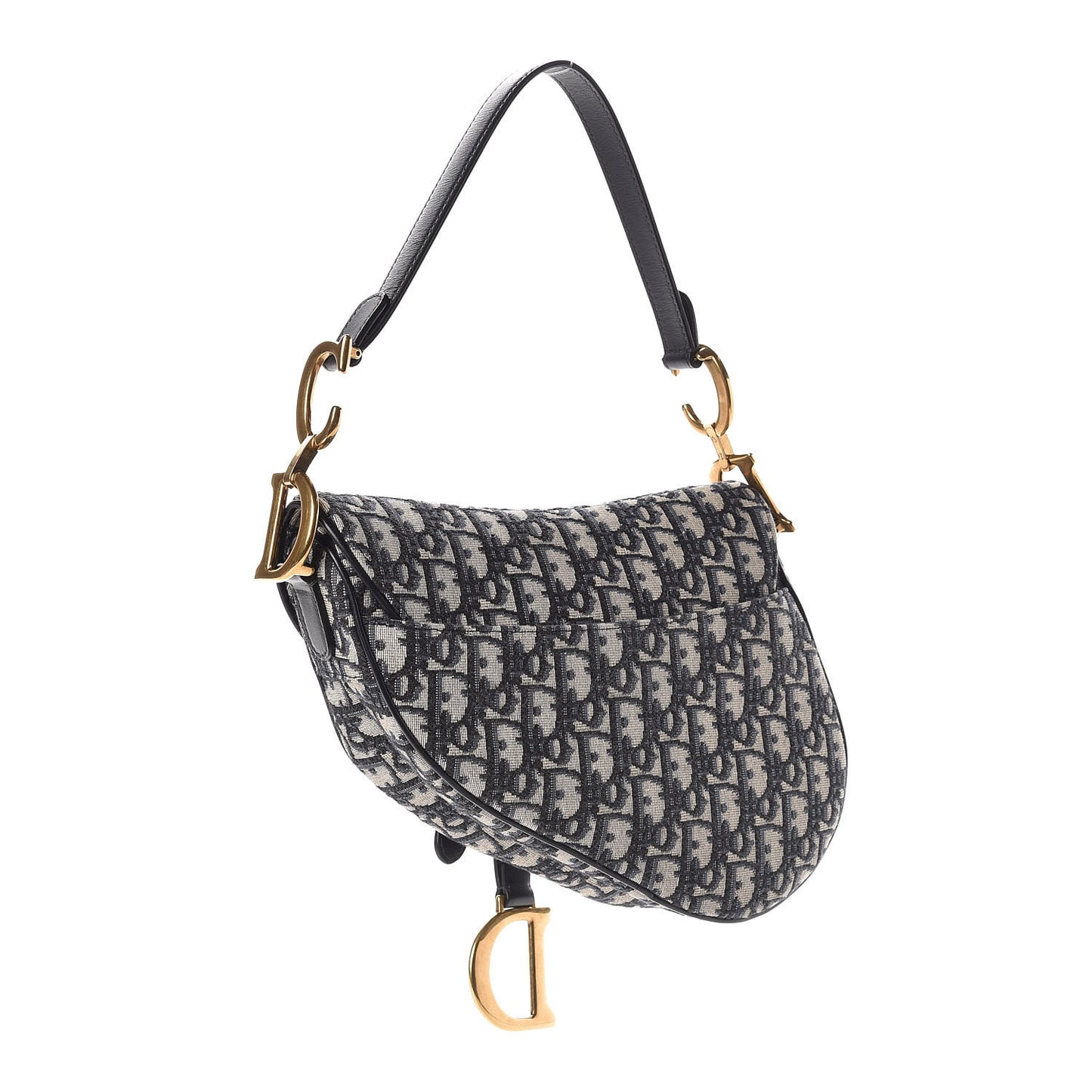 Oblique Saddle Bag Blue