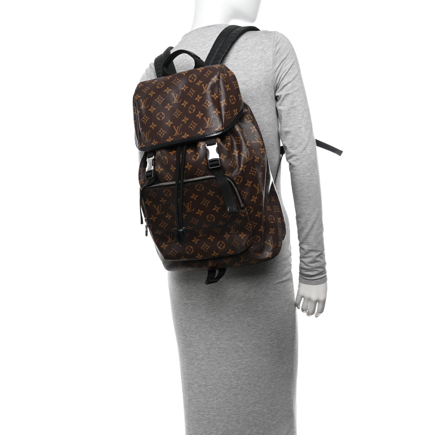Louis Vuitton Monogram Macassar Zack Backpack 2 of 11