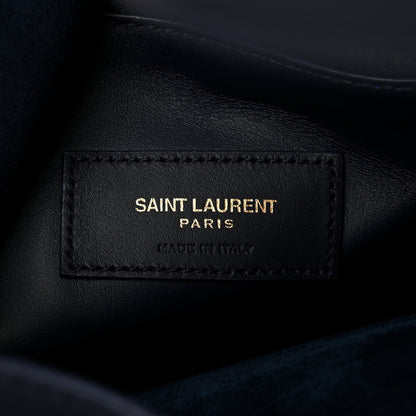 Saint Laurent Supple Calfskin Large Le 5 A 7 Soft Hobo Dark Notte 6 of 11
