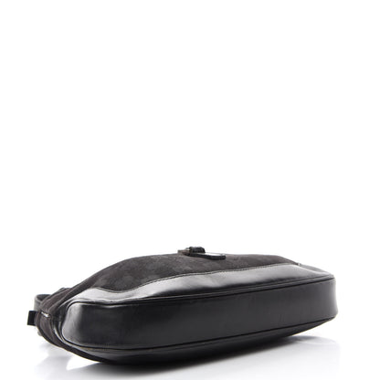 Gucci Monogram Small Jackie O Hobo Black 4 of 14