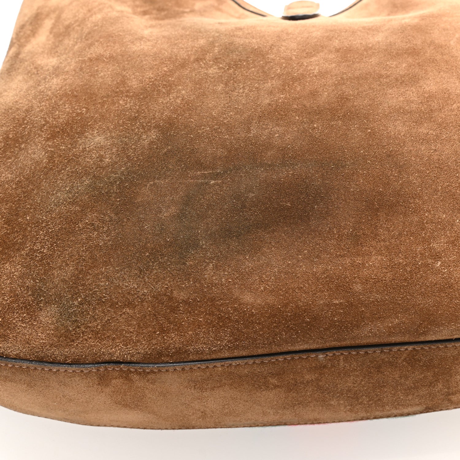 Gucci Suede Cudu Web Large Jackie Hobo Marron Glace 17 of 24