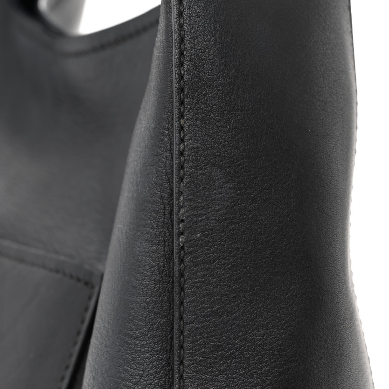 Prada Vitello Corsica Pocket Hobo Bag Black 12 of 13