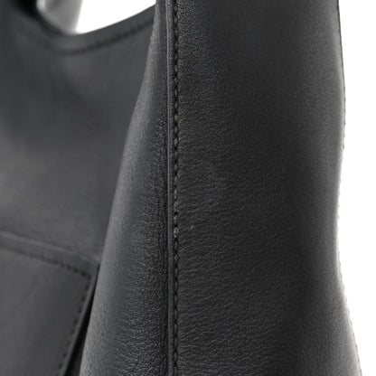 Prada Vitello Corsica Pocket Hobo Bag Black 12 of 13