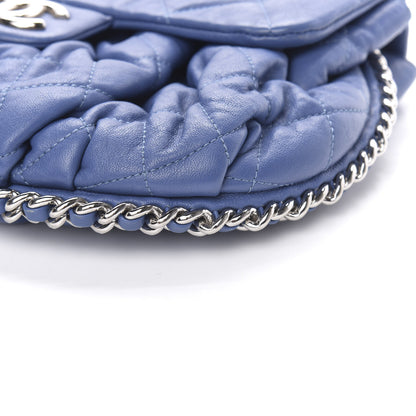 Chanel Washed Lambskin Quilted Mini Chain Around Flap Blue 9 of 10