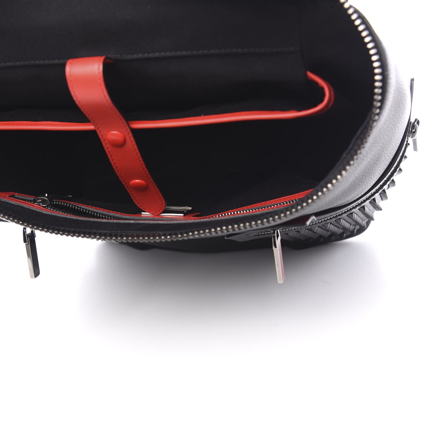 Calfskin Spiked Apoloubi Backpack Black