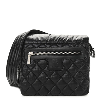 Chanel Nylon Small Coco Cocoon Messenger Bag Black 1 of 9