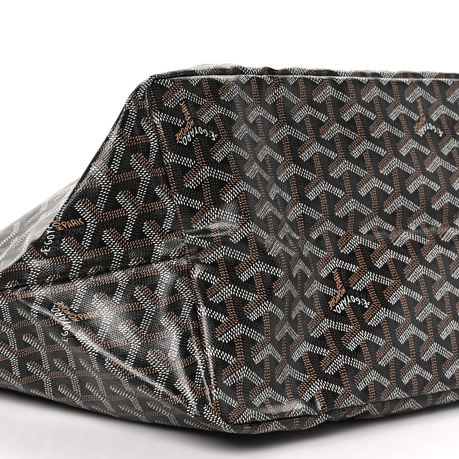 Goyard Goyardine Saint Louis GM Black Gold 10 of 11