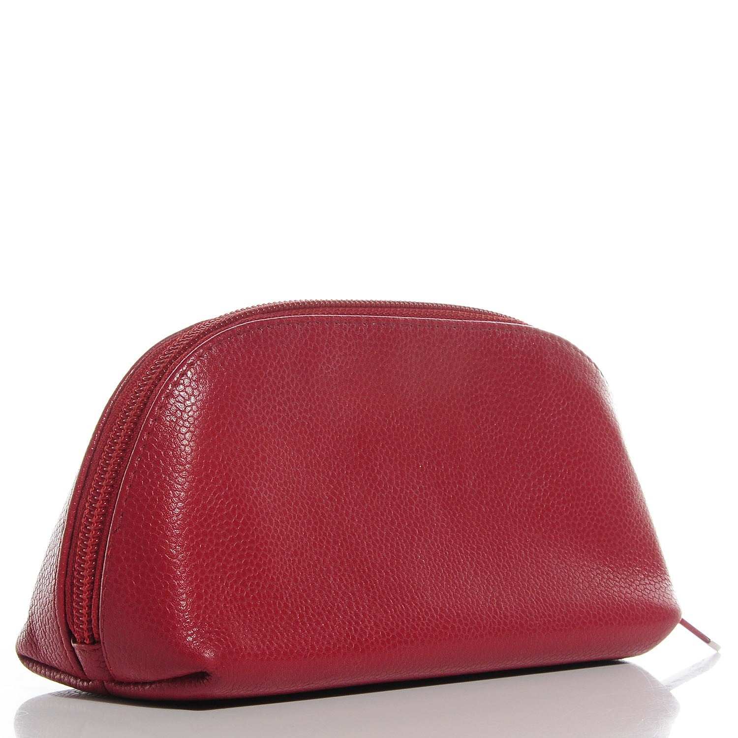Chanel Caviar Timeless CC Cosmetic Pouch Red 3 of 8