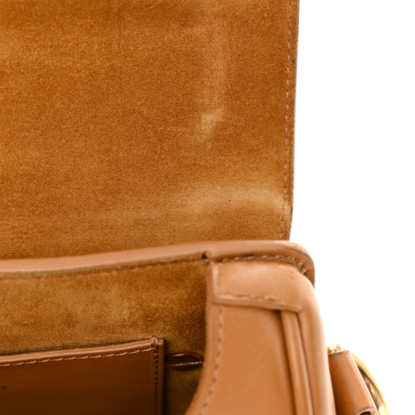 Box Calfskin Small Bobby Flap Camel