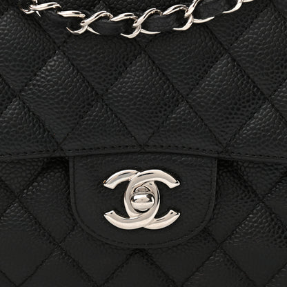 Chanel Caviar Quilted Medium Double Flap Black 8 of 11