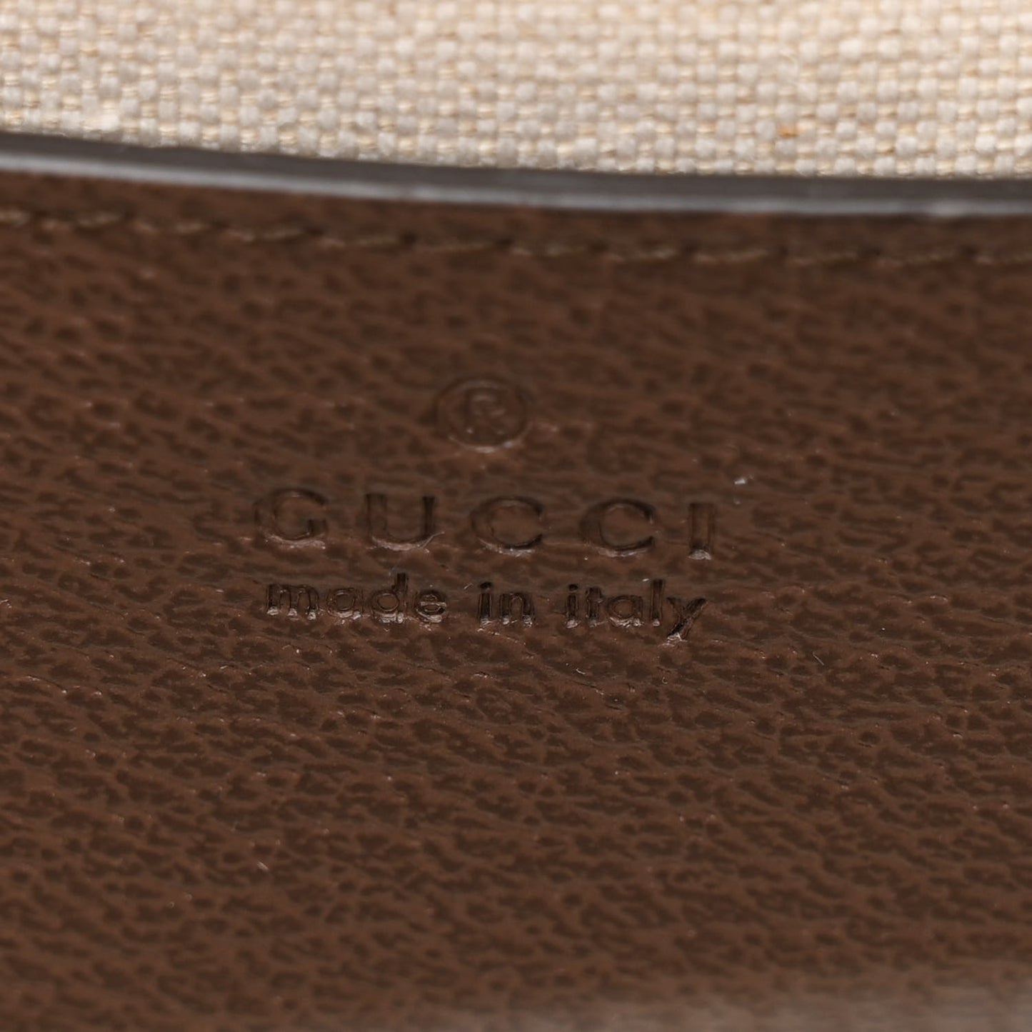 GG Supreme Monogram Web Small Ophidia Top Handle Shoulder Bag Brown