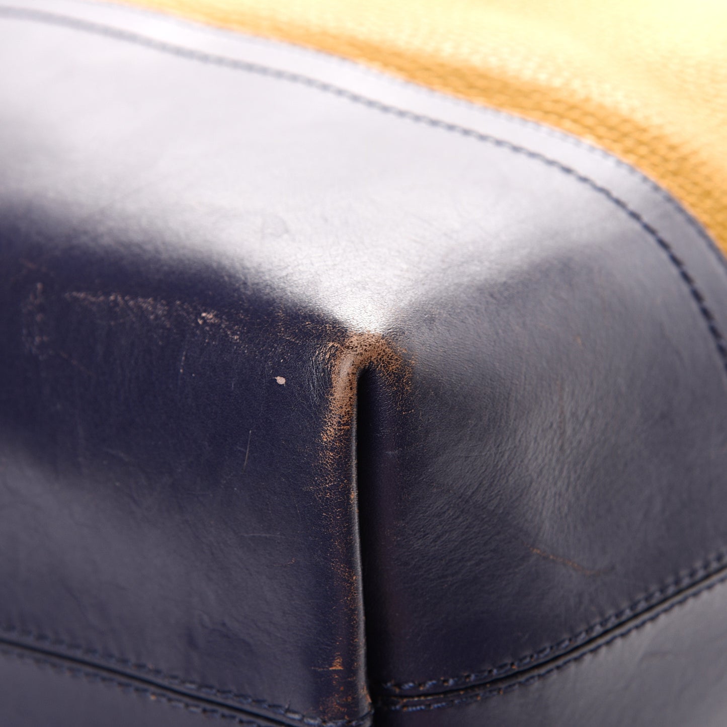 Cuoio Colorblock 2Bag Miele Scuro Navy