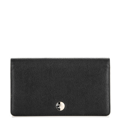 Chanel Caviar Yen Wallet Black 1 of 8