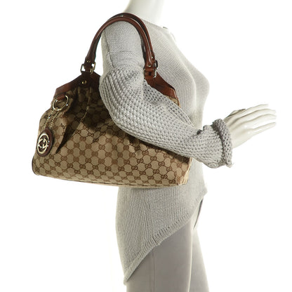Gucci Monogram Medium Sukey Tote Brown 2 of 9