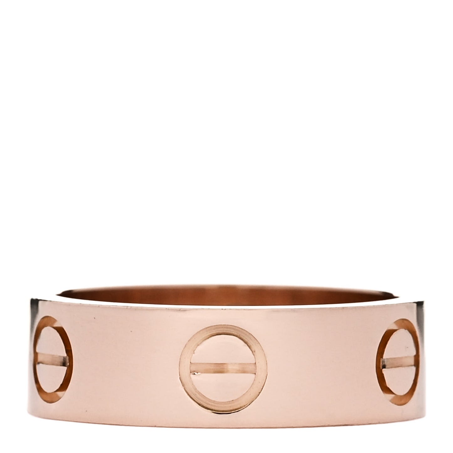 18K Pink Gold 5.5mm LOVE Ring 50 5.25