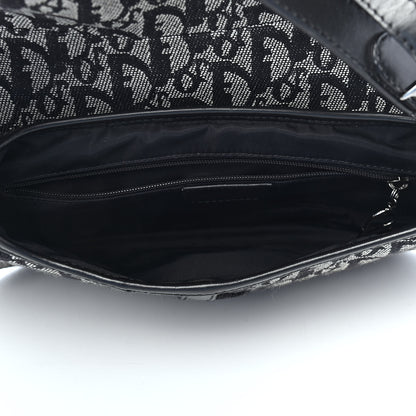 Christian Dior Monogram Double Saddle Bag Black 5 of 9