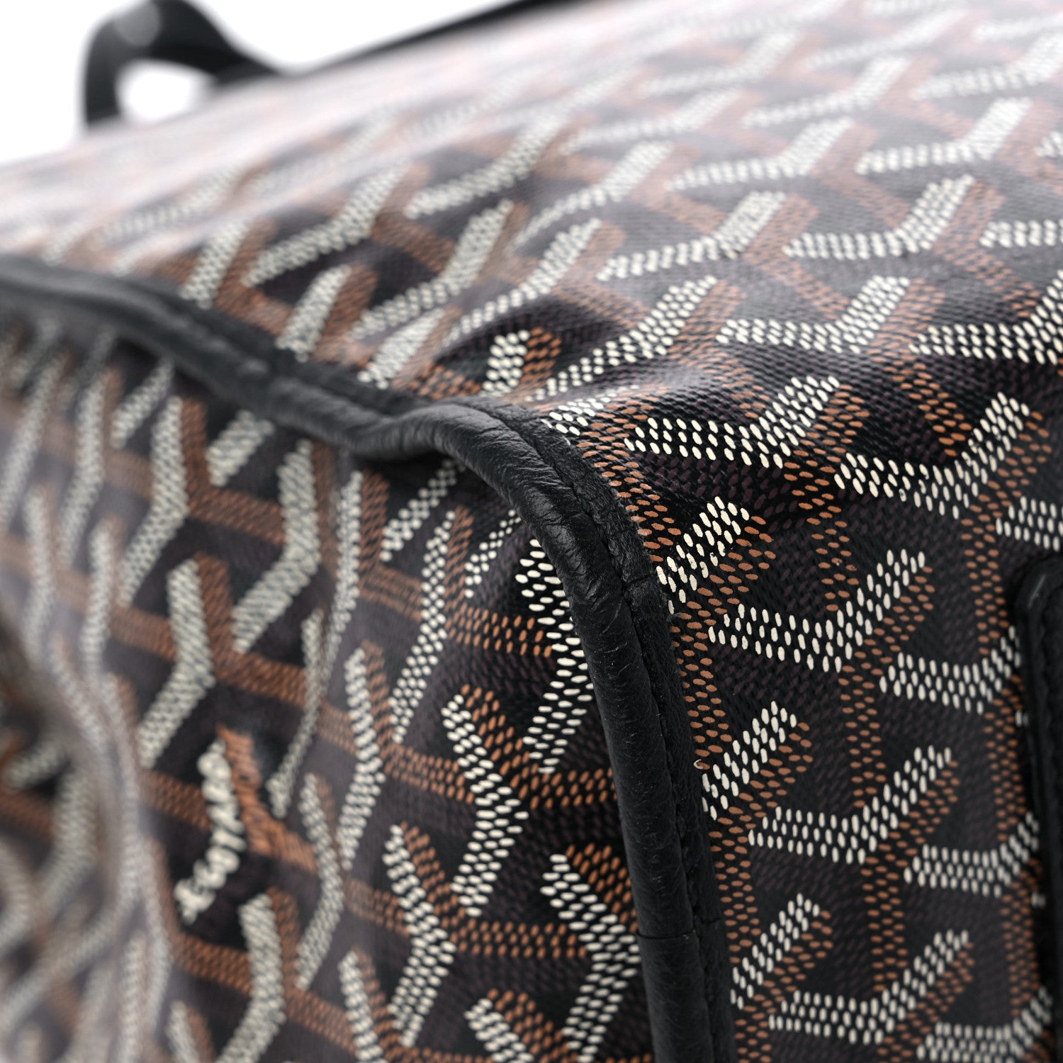 Goyard Goyardine Saint Leger Soft Briefcase Backpack Black 6 of 15