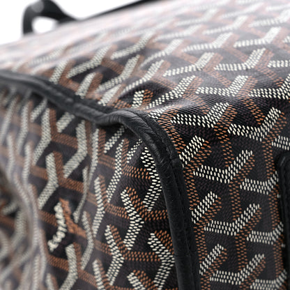 Goyard Goyardine Saint Leger Soft Briefcase Backpack Black 6 of 15