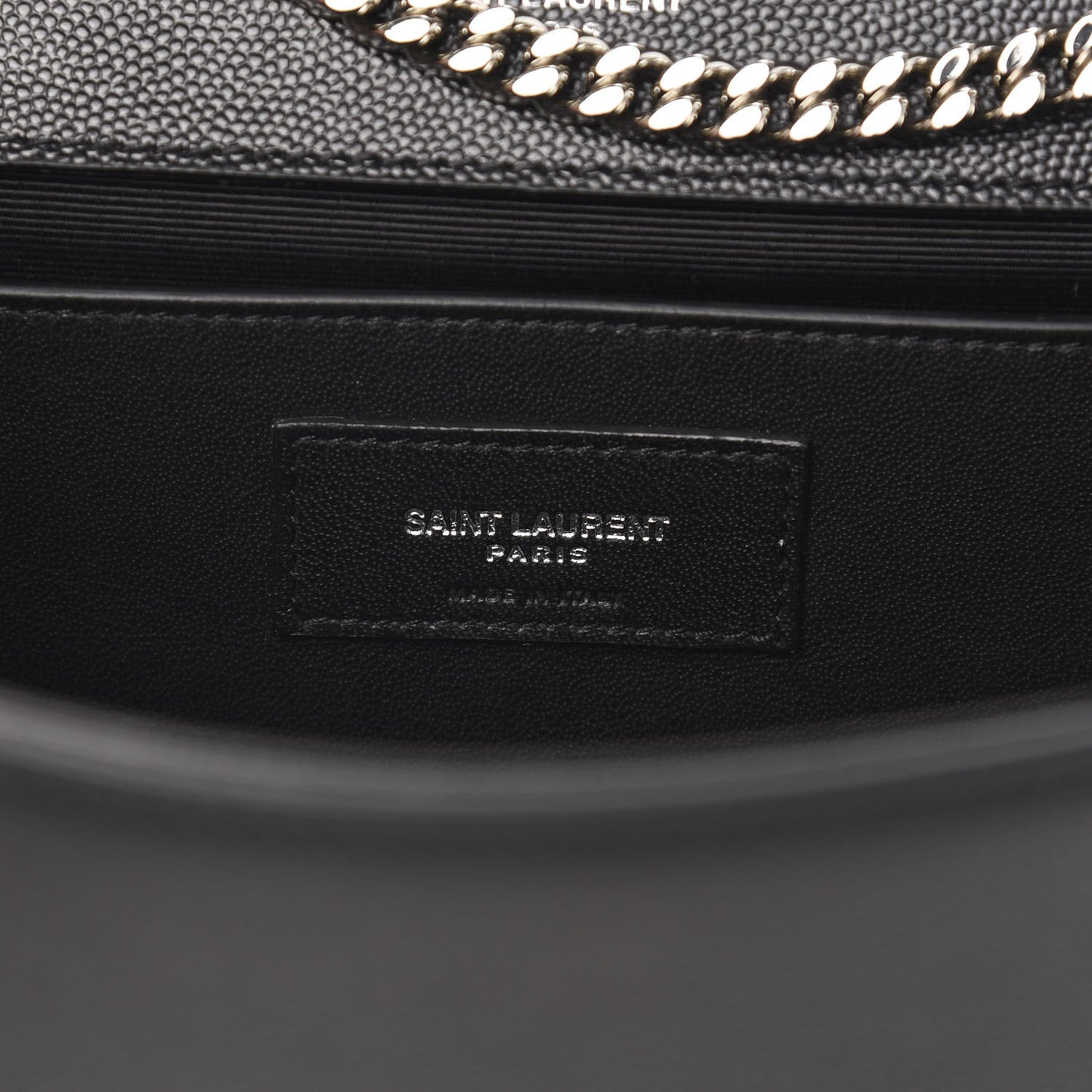 Grain De Poudre Medium Classic Monogram Kate Tassel Satchel Black