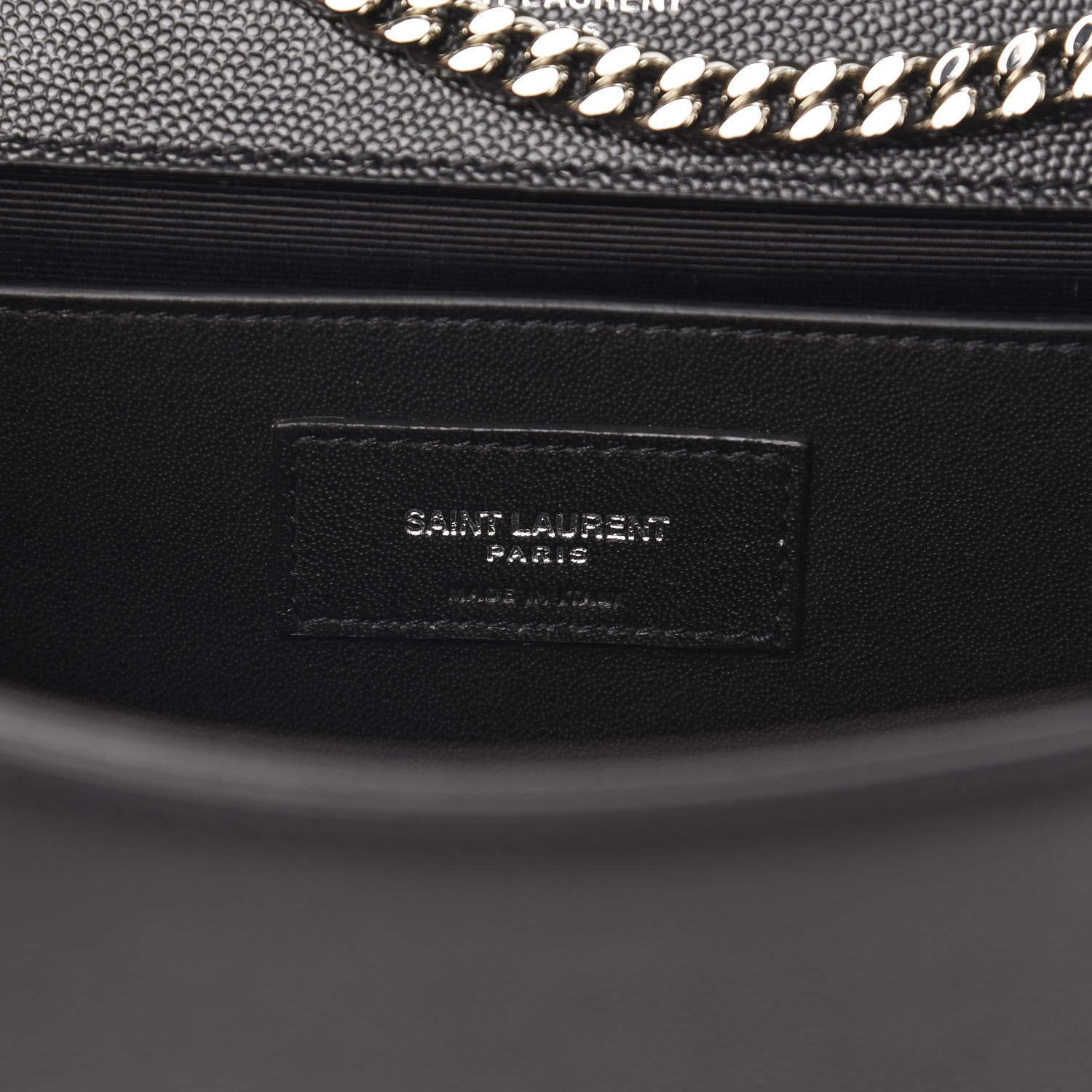 Saint Laurent Grain De Poudre Medium Classic Monogram Kate Tassel Satchel Black 7 of 10