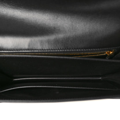 Saint Laurent Smooth Calfskin Le Maillon Satchel Black 5 of 9