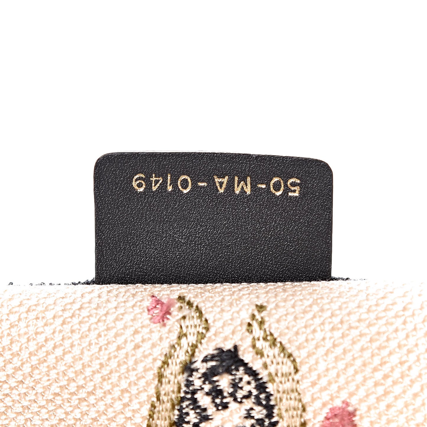 Canvas Embroidered Geometric Book Tote Multicolor