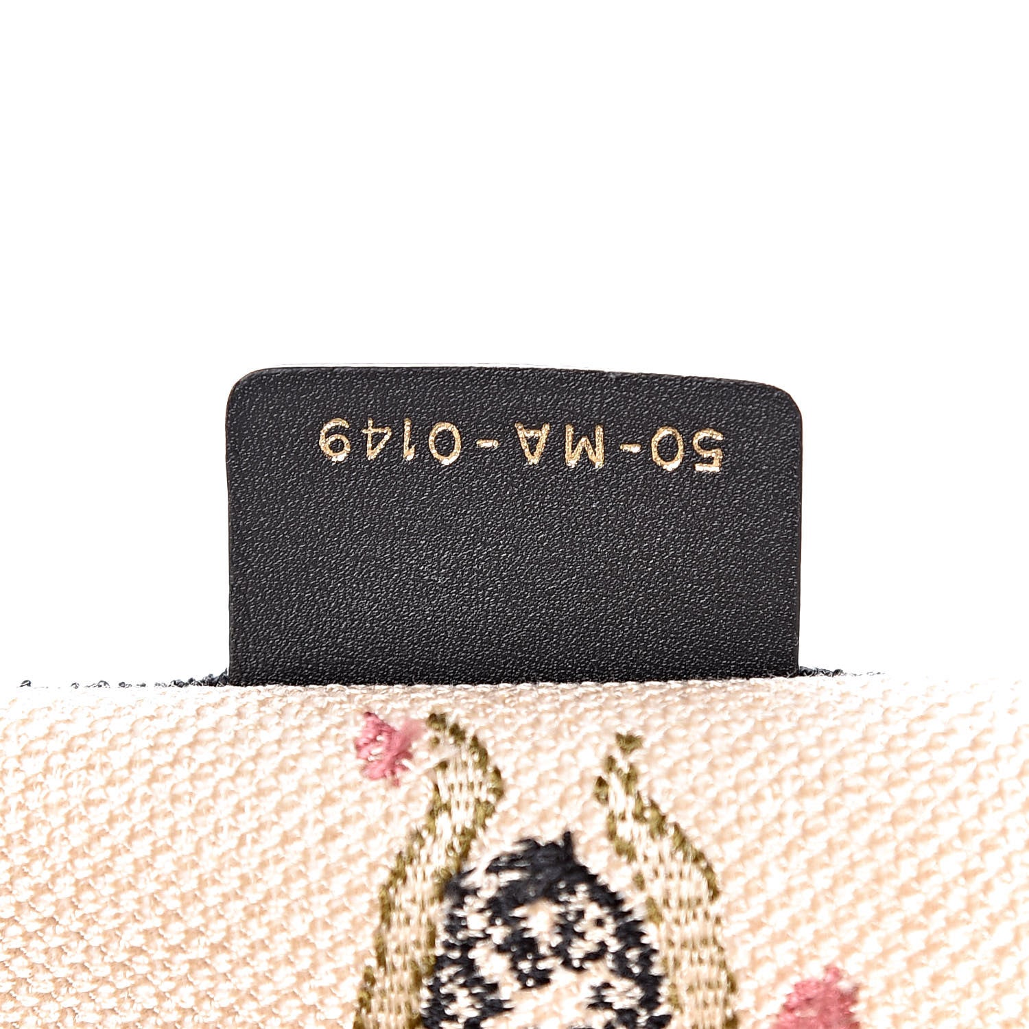 Christian Dior Canvas Embroidered Geometric Book Tote Multicolor 8 of 12