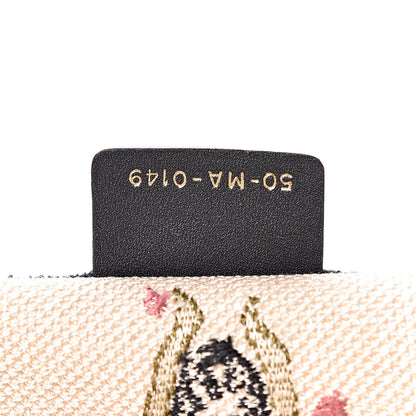 Christian Dior Canvas Embroidered Geometric Book Tote Multicolor 8 of 12