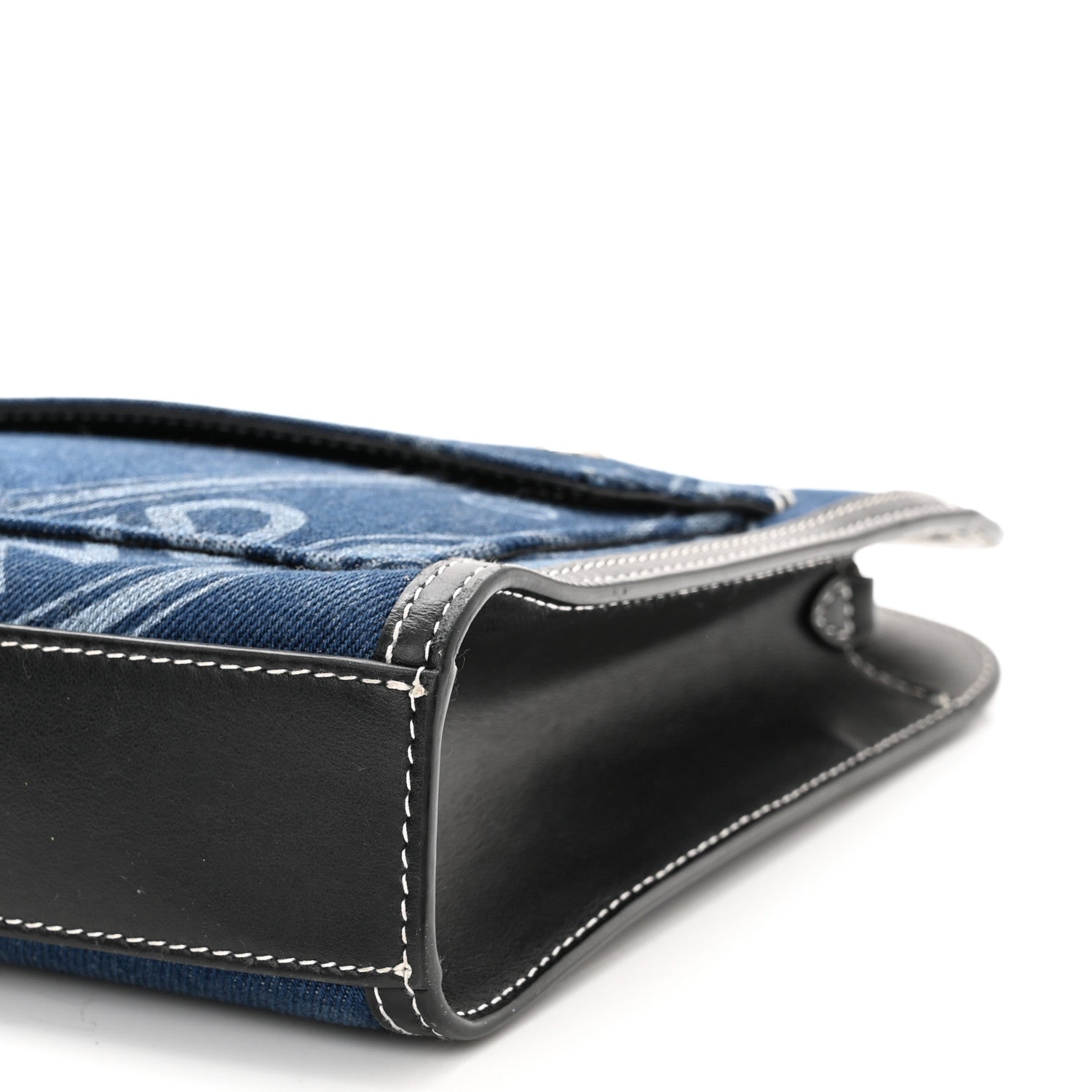 Burberry Denim Smooth Calfskin Mini Pocket Bag Blue 9 of 10