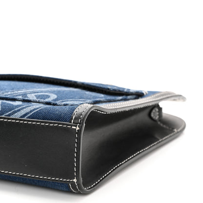Burberry Denim Smooth Calfskin Mini Pocket Bag Blue 9 of 10