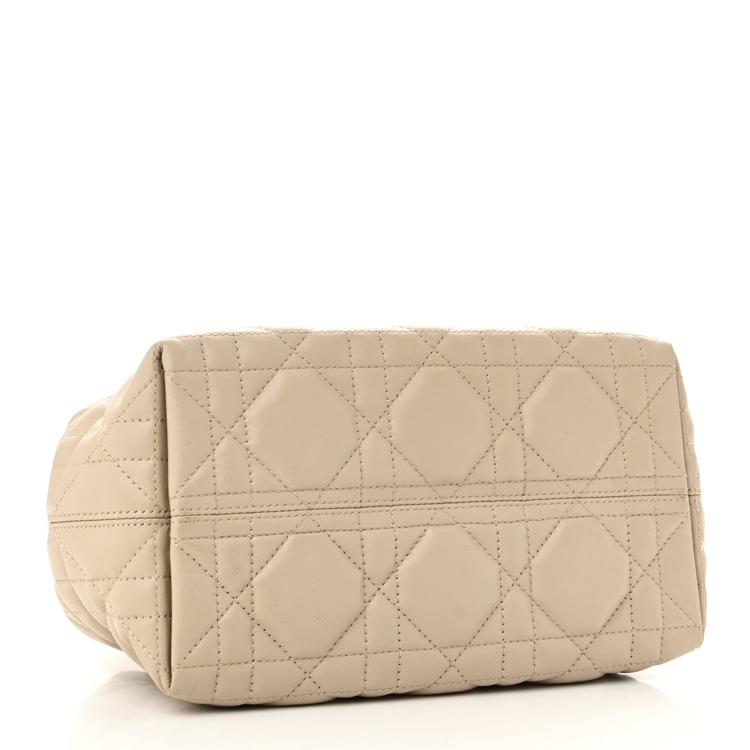 Christian Dior Calfskin Macrocannage Small Toujours Tan 5 of 10