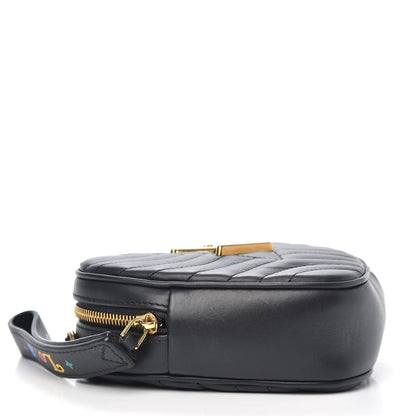 Louis Vuitton Calfskin New Wave Heart Bag Black 4 of 8