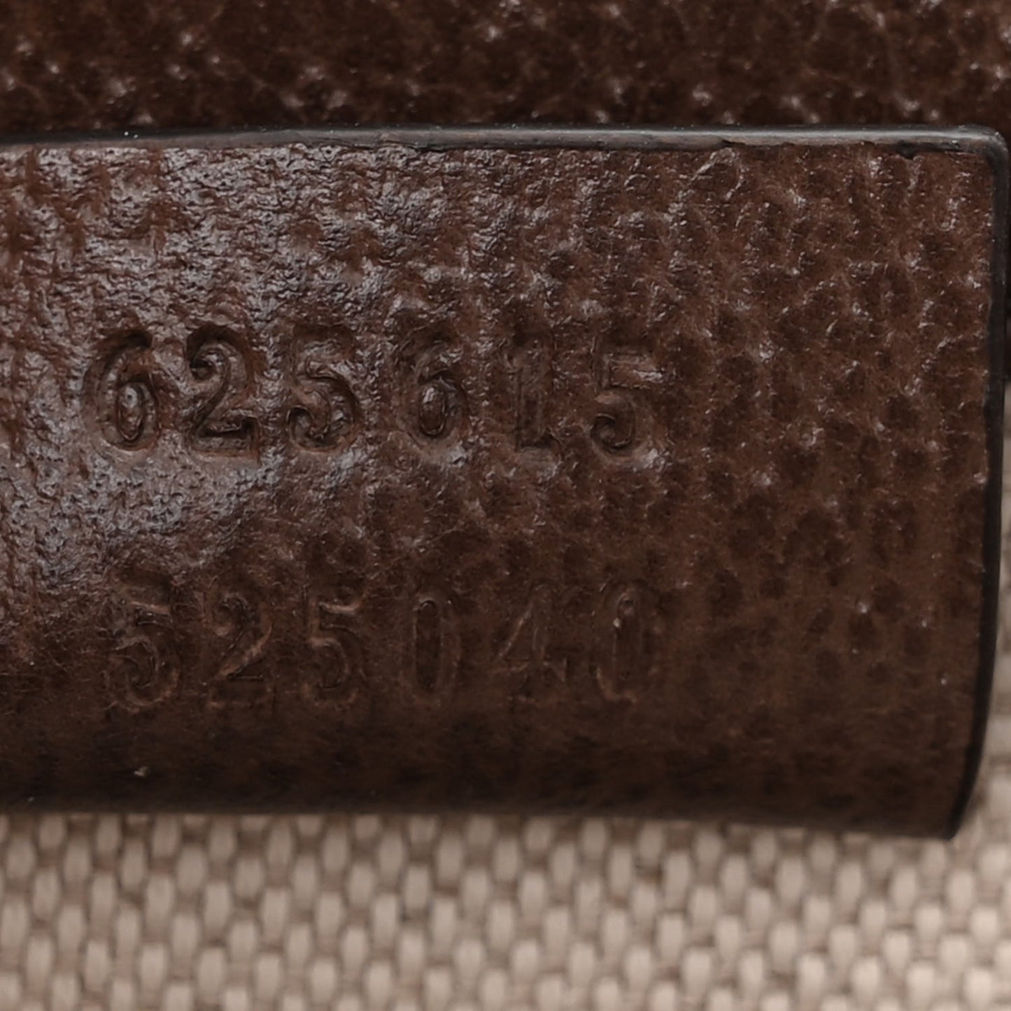 Monogram Jumbo GG Textured Dollar Calfskin Mini Horsebit 1955 Crossbody Bag Camel Ebony New Acero