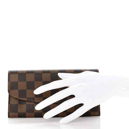 Louis Vuitton Damier Ebene Emilie Wallet 2 of 7