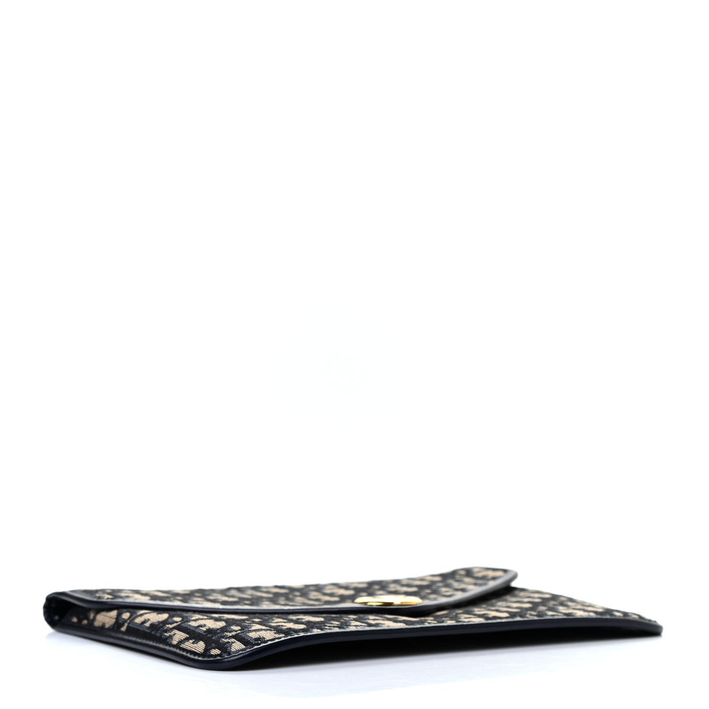 Monogram Envelope Flap Clutch Blue
