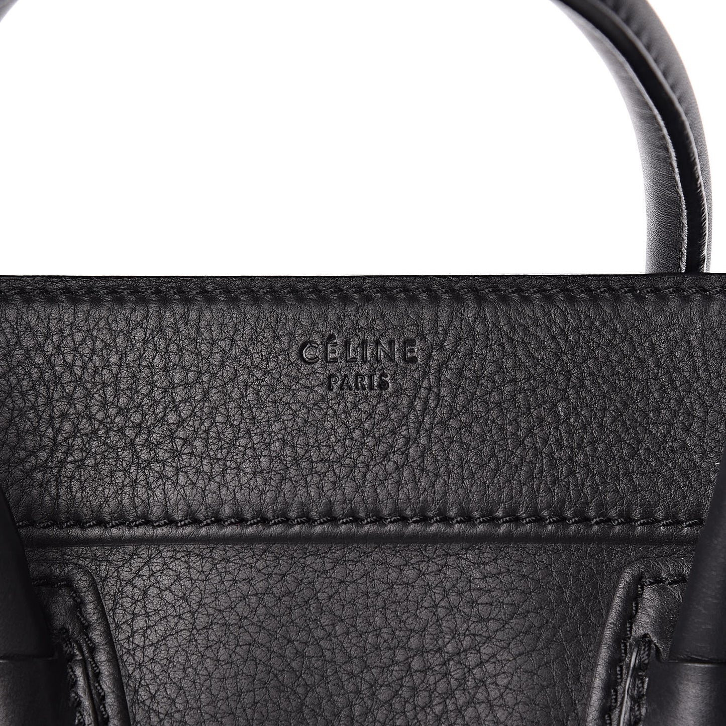 Supple Calfskin Medium Phantom Luggage Black