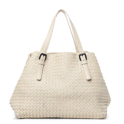 Bottega Veneta Nappa Intrecciato Large Cesta Tote White 1 of 11