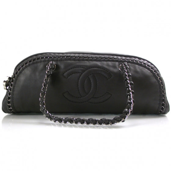 Chanel Leather Luxe Ligne Bowler Black 1 of 6