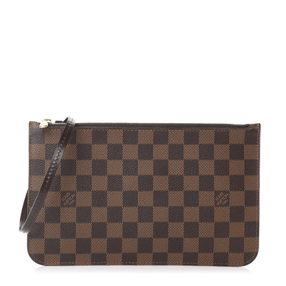 Louis Vuitton Damier Ebene Neverfull MM GM Pochette 1 of 5