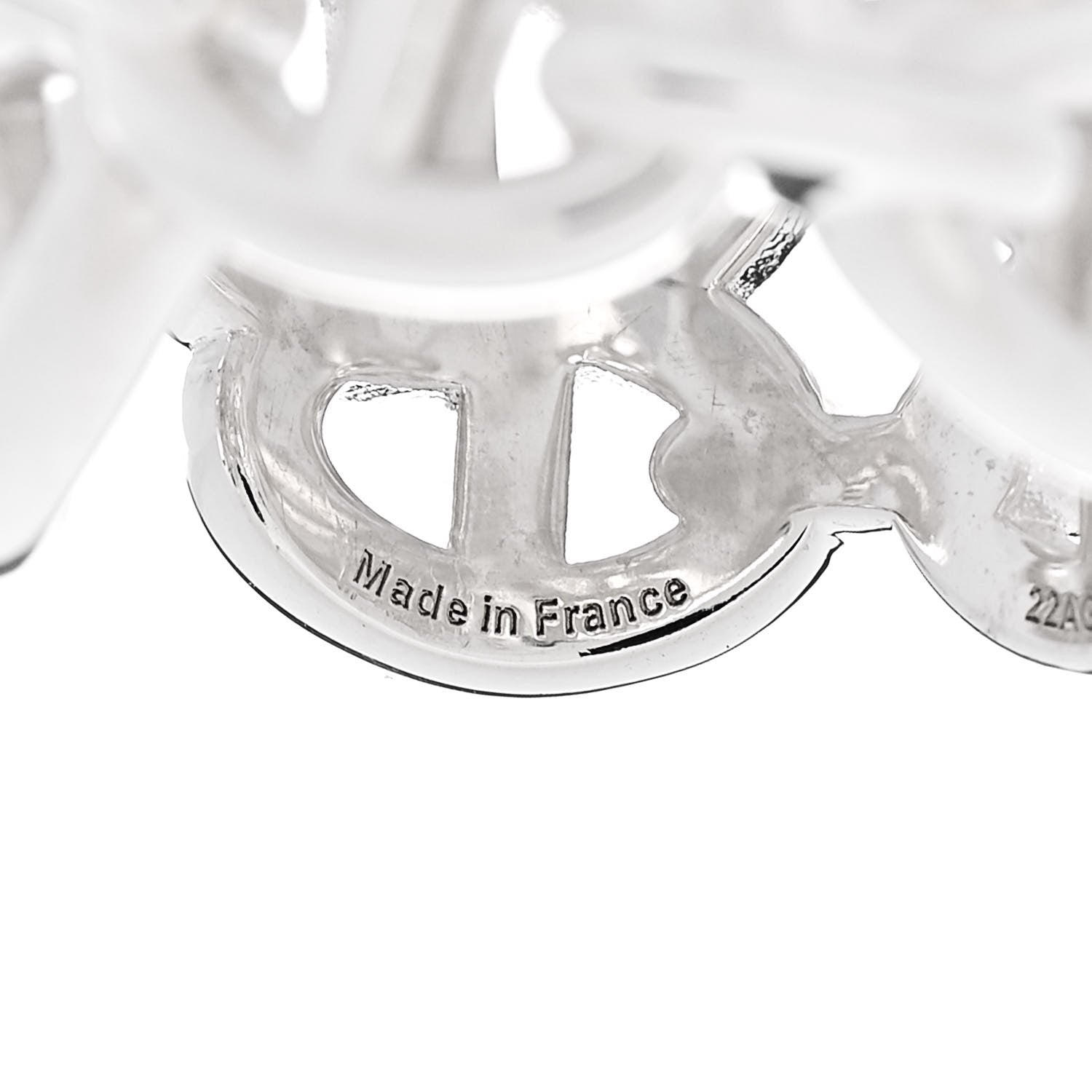 Hermes Sterling Silver GM Chaine d'Ancre Enchainee Band Ring 54 7 6 of 7