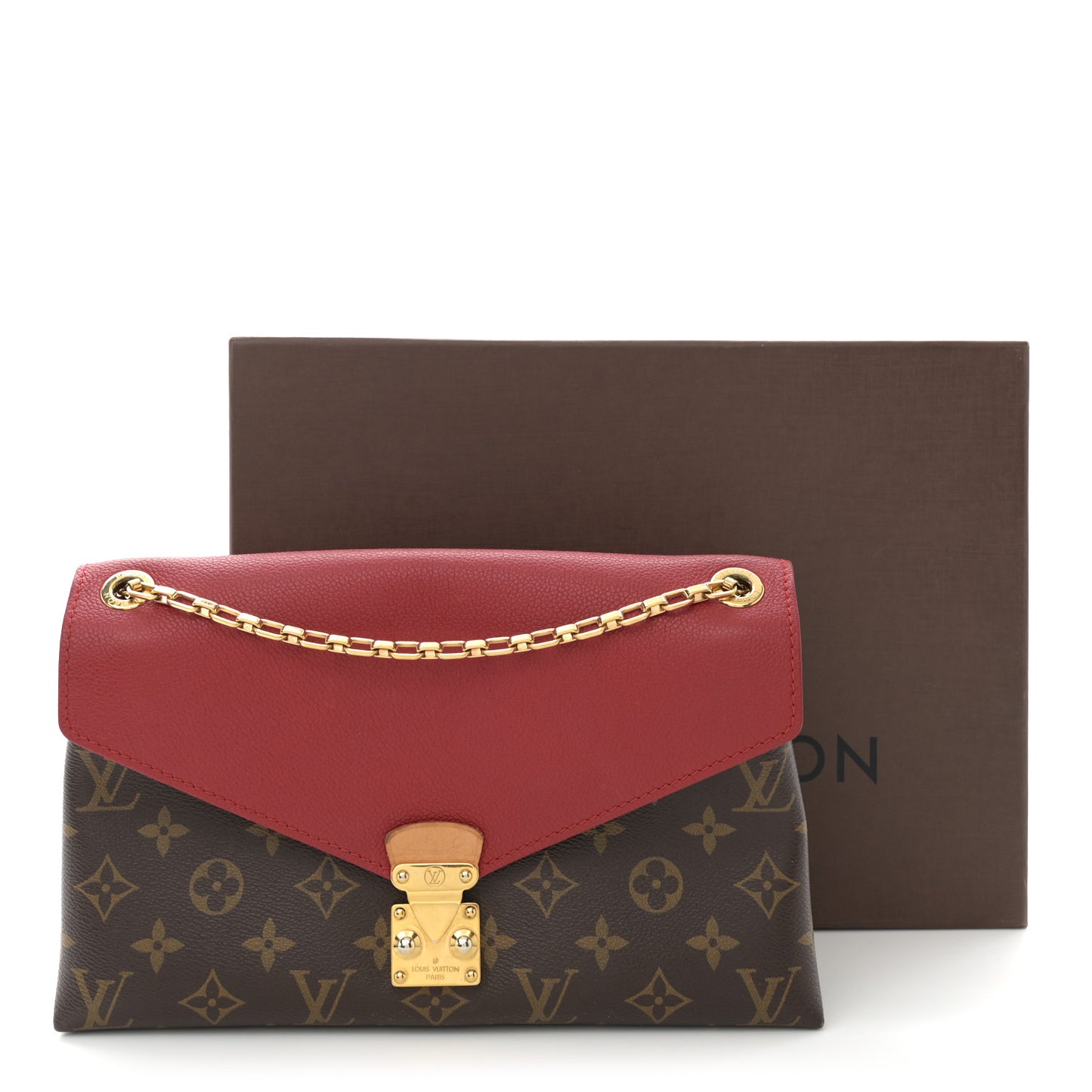 Monogram Pallas Chain Cherry