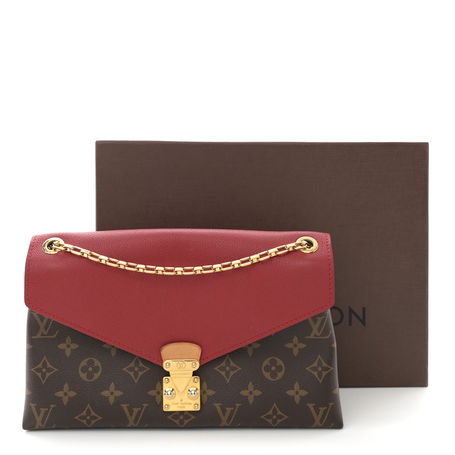 Louis Vuitton Monogram Pallas Chain Cherry 14 of 14