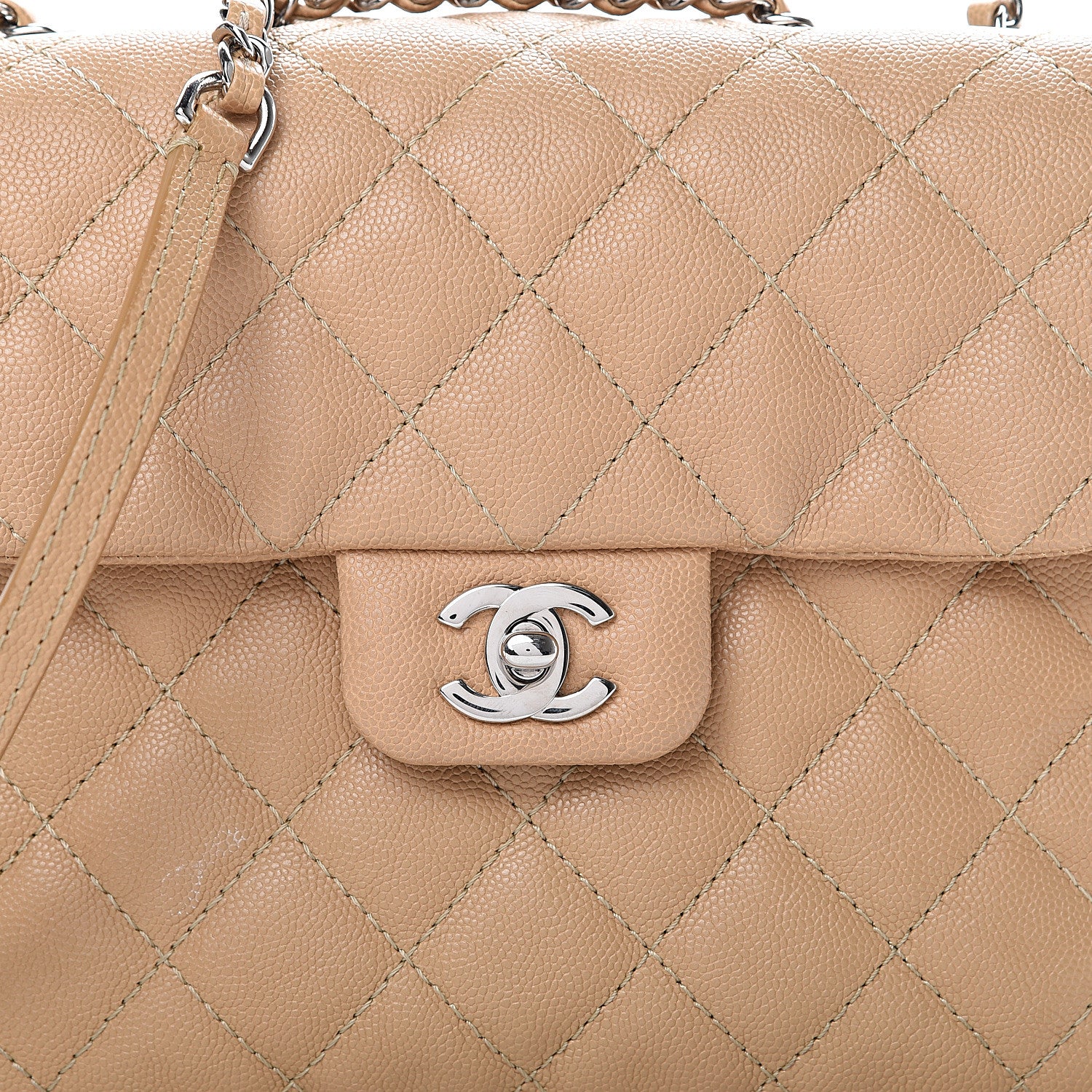 Chanel Caviar Quilted Medium Urban Companion Flap Beige 7 of 10