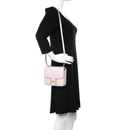 Hermes Chevre Mysore Constance 18 Mauve Pale 2 of 11