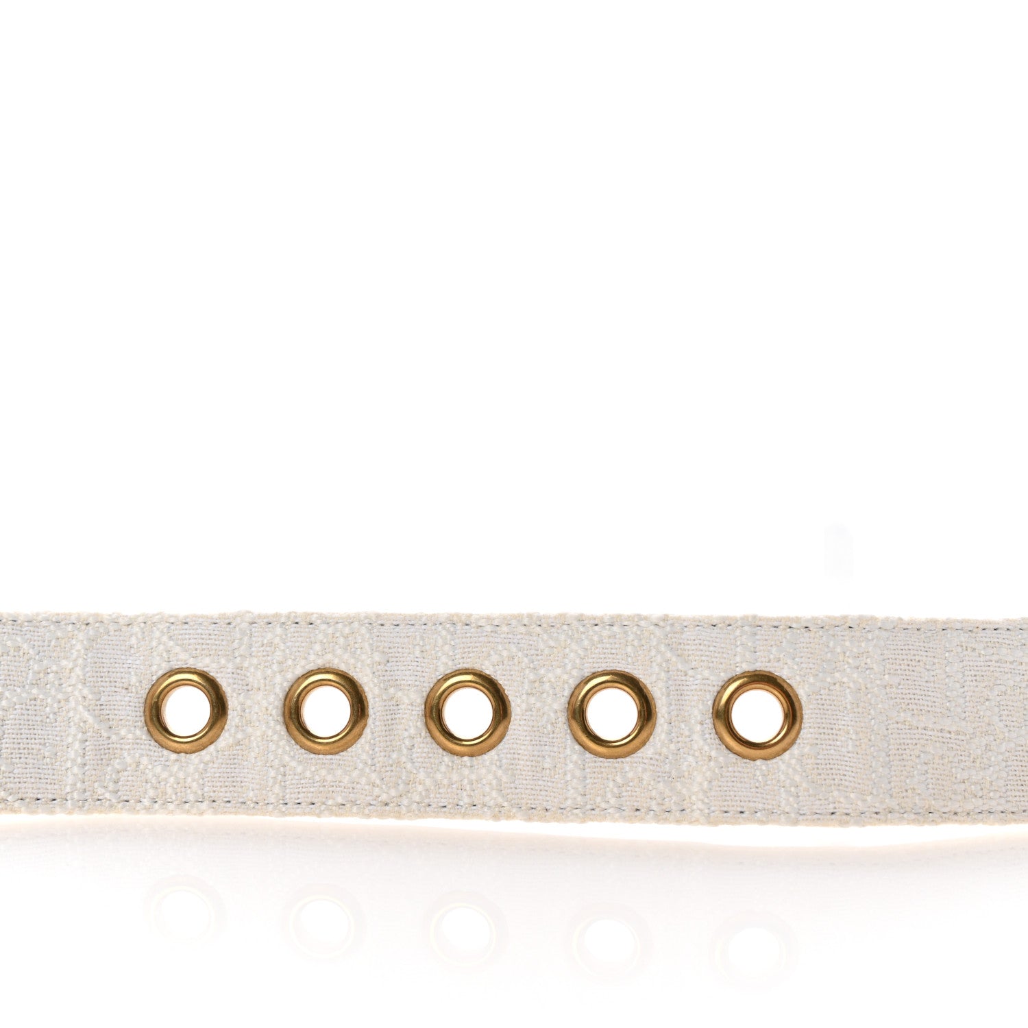 Christian Dior Oblique Diorquake Belt 75 30 Ivory 3 of 7