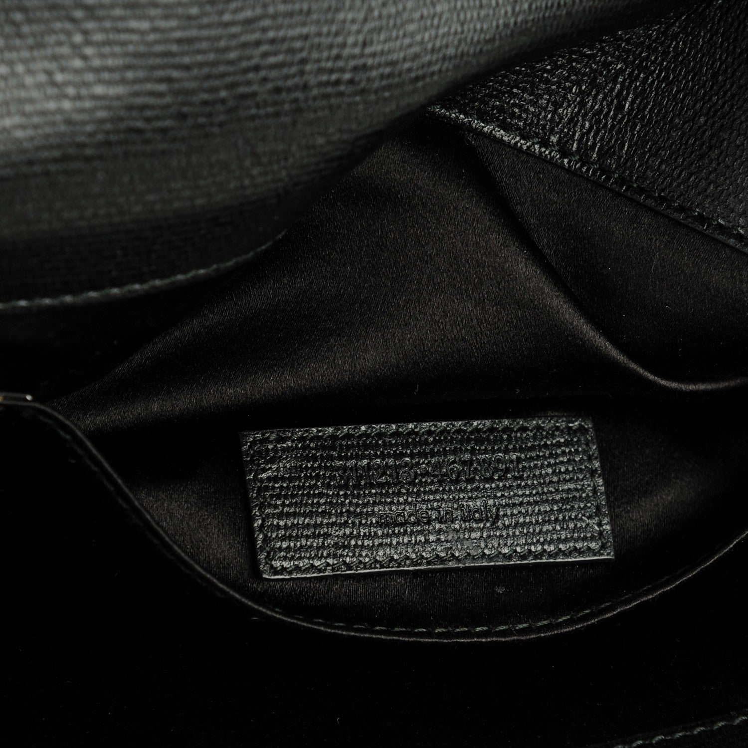 Saint Laurent Textured Calfskin Classic Y Ligne Clutch Black 8 of 8