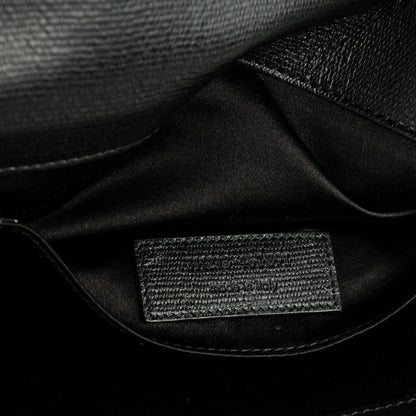 Saint Laurent Textured Calfskin Classic Y Ligne Clutch Black 8 of 8