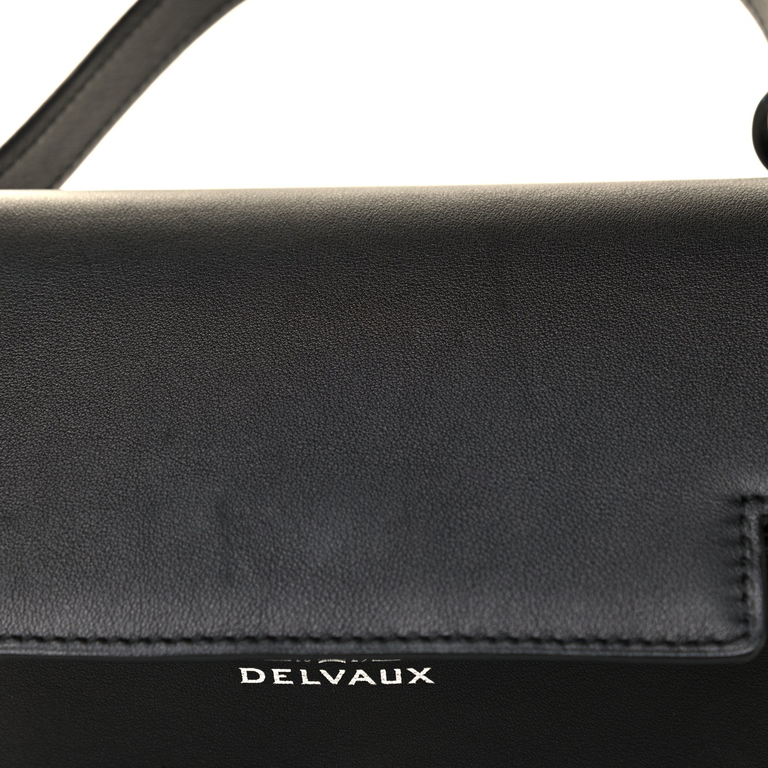 Delvaux Smooth Calfskin GM Tempete Satchel Black 7 of 7