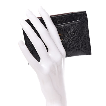 Chanel Caviar Quilted Card Holder Black 2 of 9